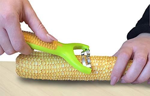 R&M Corn Stripper, Corn Peeler with Stainless Steel Blade. Quickly and Easily Remove Corn from the Cob