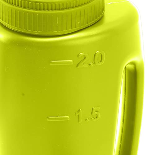 Handheld Fertilizer Spreader Hand Held Grass Seed Spreader Crop Spreading Salt Sowing Pot (Green) - color: Green