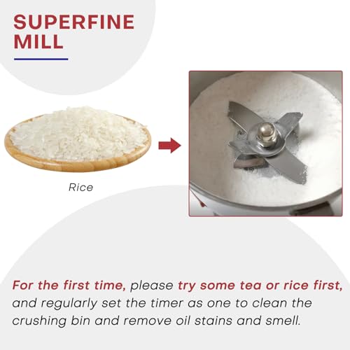 High Speed 150g Electric Grain Mill Machine Spice Herb Grinder 750W