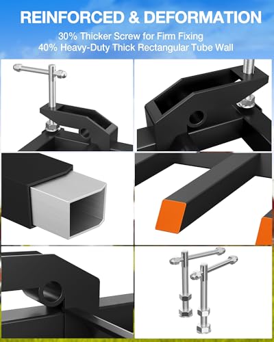 Heavy Duty Clamp-On Debris Forks for 60" Tractor Bucket Capacity Pallet