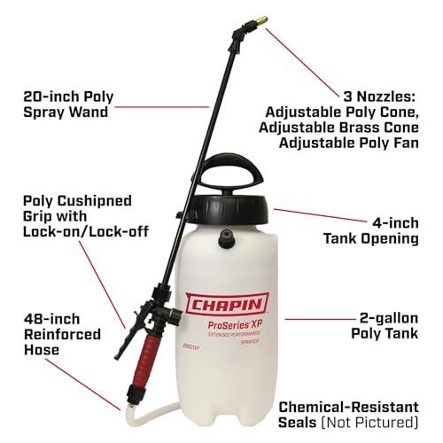 CHAPIN 26021XP ProSeries 2-Gallon Heavy-Duty Compression Sprayer - size: 2-Gallon