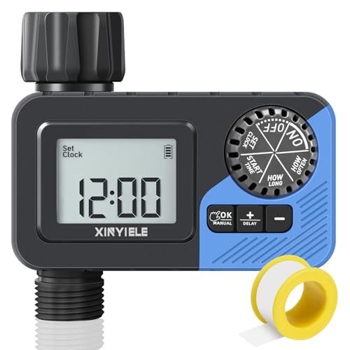 Smart Sprinkler Timer, Programmable Garden Smart Hose Watering System Equipment for Garden, Automatic Irrigation for Yard/Lawn, 1 Outlet