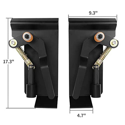 YINTATECH 1/4" Skid Steer Attachment Plate and Quick Attach Adapter Grade50