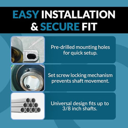 PGN UCP205-16 (2 Pack) Pillow Block Bearing - 1" Bore Self-Aligning - size: 2, style: UCP205-16