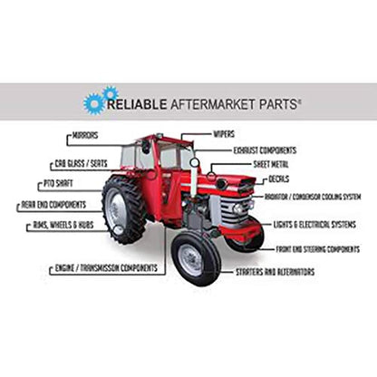 Kubota Compact Tractor Deluxe High Back Seat 35080-18400, K2570-56110, K2571-56110, 32420-72960, 32420-72962, 32701-52502, 6C070-88720, 67061-45900, 67061-45910