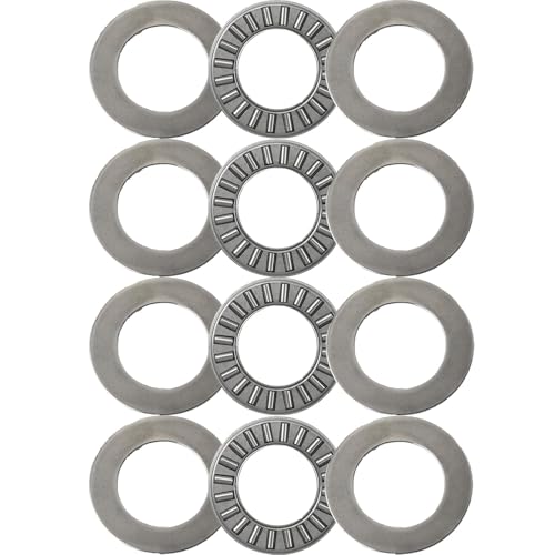 4 Sets NTA1018+2TRA, Thrust Needle Roller Bearings, ID 5/8", OD 1-1/8" - size: NTA1018+2TRA