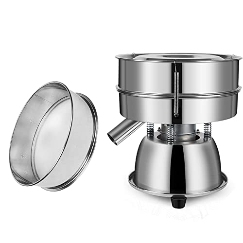 Sidasu Automatic Sieve Shaker Machine,Vibrating Sifter with 12&80 Screens - size: Sifter Machine(12+80 mesh)