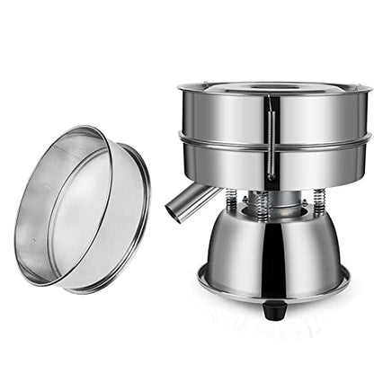 Sidasu Automatic Sieve Shaker Machine,Vibrating Sifter with 10&60 Screens - size: Sifter Machine(10+60 mesh)