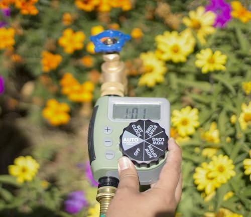 5-Pack (5 Total Timers) Orbit One Outlet Single-Dial Hose Faucet Timer - Easy Programmable - for Garden Watering System - LCD Hose Timer with Adjustable Watering Schedule - 62056 - size: Pack Of 5