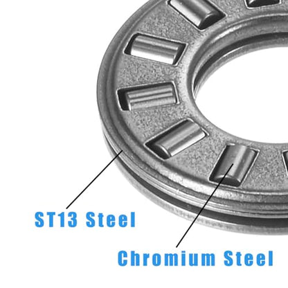 4 Sets NTA613+2TRA, Thrust Needle Roller Bearings, ID 3/8", OD 13/16" - size: NTA613+2TRA