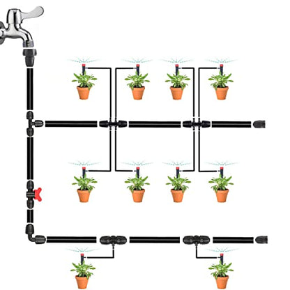 1/2" Drip Irrigation Fittings Kit, 1/2 Inch Tubing, 18 Pieces - size: 1/2" 18-Piece Fittings Kit