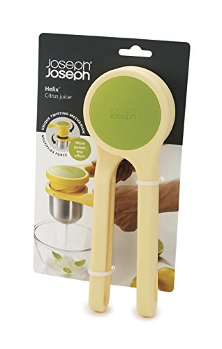 Joseph Joseph Helix Citrus Press Juicer, Ergonomic Twist action hand press, lemon & lime squeezer - style: Citrus Press