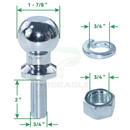 [Upgraded Universal Heavy Duty Zero Turn Mower Trailer Hitch - color: A1 Trailer Hitch with 1-7/8" Diameter