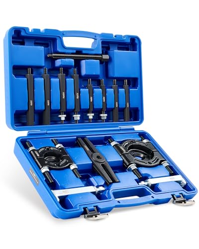 OMT Bearing Puller Set, Bearing Splitter Tool Kit - color: Black Bearing Splitter Kit, size: 14pc Bearing Splitter Kit