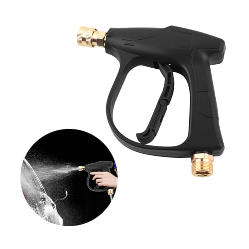 Car Short Pressure Washer Gun,High-Pressure 4350 PSI Max Stubby