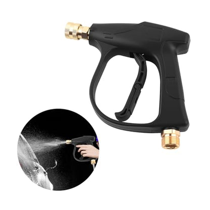 Car Short Pressure Washer Gun,High-Pressure 4350 PSI Max Stubby