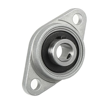 uxcell 4pcs KFL08 8mm Zinc Alloy Self Aligning Pillow Block Flange Bearing