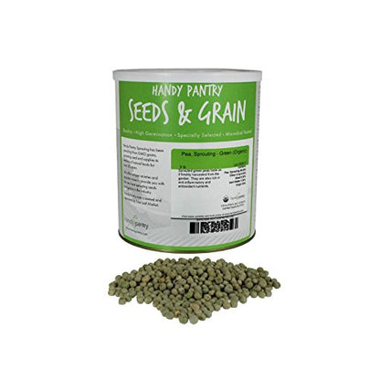 Handy Pantry Green Pea Sprouting Seed - 5 Lb Brand - Green Pea for Sprouts - size: 5 pounds