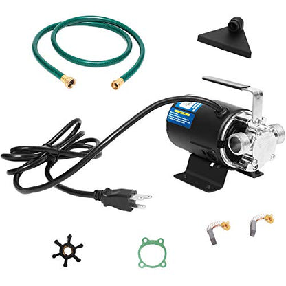 Water Pump 1/10 HP 330 GPH 115V Water Transfer Pump Black - style: Black-Standard