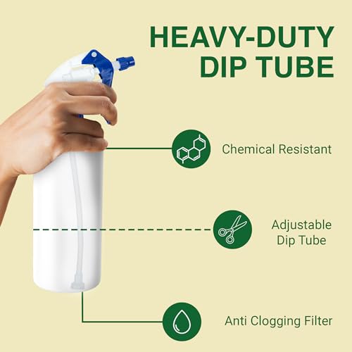 Heluva Green Spray Bottle Nozzle Replacement Tops, Mixed 3 Pack - color: Mixed, size: 3 Pack