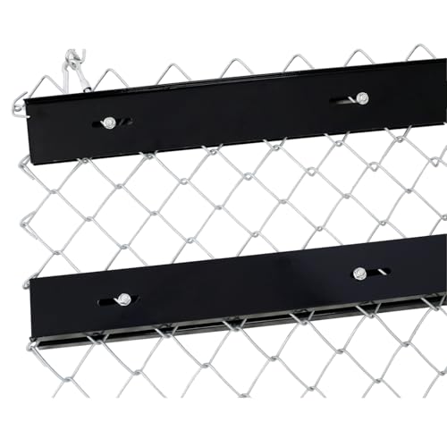 ATV Drag Harrow 4'x5', Chain Harrow for Landscape Leveling or Sod Prepping, UTV Tractor Attachment Seed Harrow for Gravel Driveway, Field, Yard, Farm, Garden Black