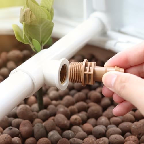 12 Pieces 1/2 Inch PVC to 1/2 Inch Drip Irrigation Adapter Fittings, 1/2" Male Pipe Thread(MPT) x 1/2" Drip Line Barbed Coupling Connectors 1/2-in PVC to 1/2-in Poly Tubing Adapter - size: 1/2" Thread To 1/2" Coupling