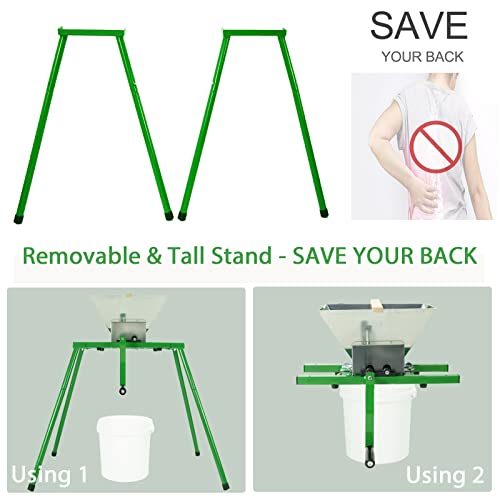 Fruit and Apple Crusher and Apple Cider Wine Press with Filter Bag