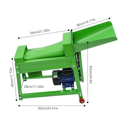 110V 480W Automatic Electric Dry Corn Thresher Sheller Threshing Machine - color: Green