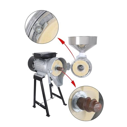 Wet & Dry 1500W 110V Electric Grinder Grain Mill Coffee Feed Flour Cereals Corn Grinder Machine