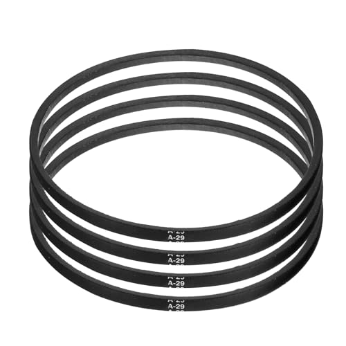 uxcell 4pcs A29/4L310 Classic Wrapped Rubber V-Belt, 29"(730mm) Inside Circumference, A Profile V Belt - size: A29