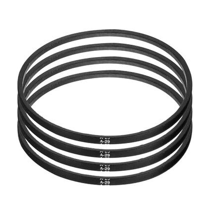 uxcell 4pcs A29/4L310 Classic Wrapped Rubber V-Belt, 29"(730mm) Inside Circumference, A Profile V Belt - size: A29