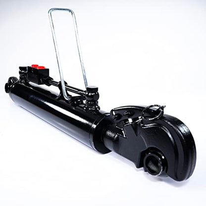Hydraulic Top Link Cat. 2-2 with Hook Inc. Locking Block Min. 28 3/8”→ Max. 44 1/8” with 2 x Hoses Stroke. 15 3/4”