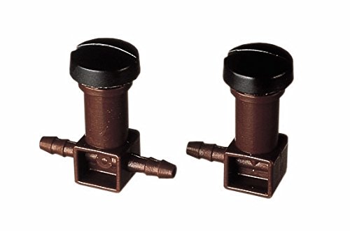 Blumat 10 Distributor Drippers with 3mm Tubing for Drip Irrigation and Automatic Watering | Drip Line System Parts (2 Pack (3mm))