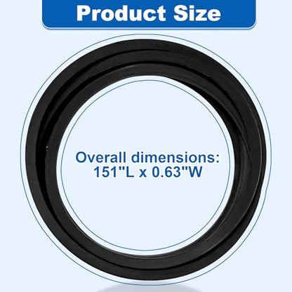 167148 Mower Deck Belt Replacement for King KUTTER RFM-72