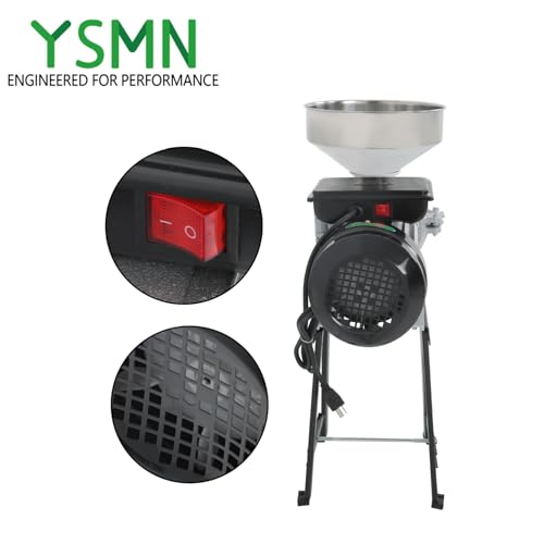 3000W Wet Dry Electric Grain Mill Grinder 110V Commercial Home