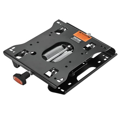 VEVOR Seat Suspension Kit Without Seat Slider Track, Universal Air Ride Seat Suspension for Zero Turn Lawn Mower, Adjustable Tractor Seat Suspension ‎Kit Compatible with Forklift, Bulldozers Seat - style: No Slide Rail/Spring
