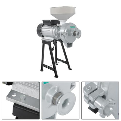 Wet & Dry Electric Grinder Grain Mill 3000W 110V Coffee Feed Flour Cereals Corn Grinder Machine