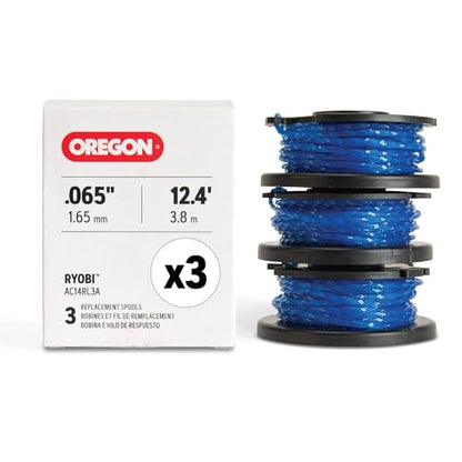 Oregon 3-Pack Replacement Spool & Trimmer Line for Ryobi - size: For: Ryobi AC14RL3A