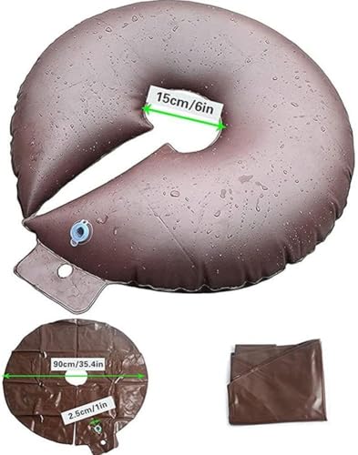 4 Pack 10 Gallon Tree Watering Bags - Slow Release Drip Irrigation System Reusable PVC Watering Ring with Automatic Root Drip for Trees & Shrubs | Heavy Duty Refillable Water Pouch (Brown, 20 Gallon) - color: Brown, size: 20 Gallon