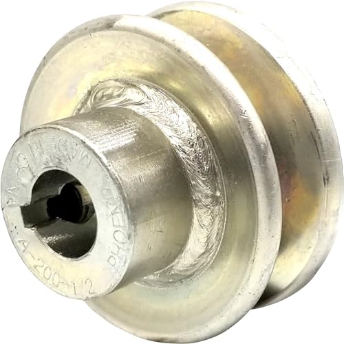 V-Belt Pulley - 1/2in. Bore, 2in. Outside Dia.