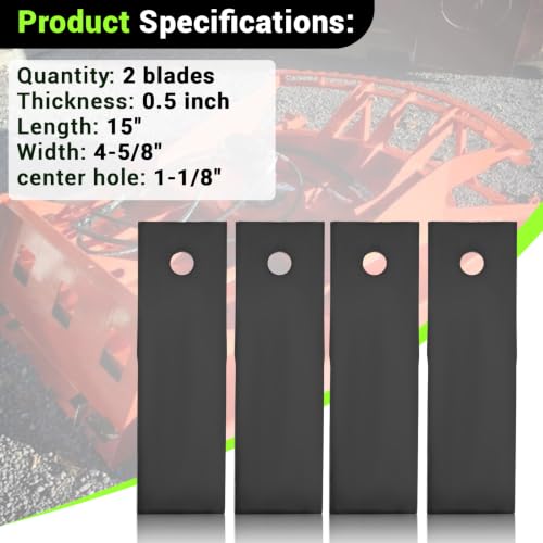 Brush Hog Cutter Blade Fit for Top Cat AGT HFRC72 HDRC-72 HDBC-72W