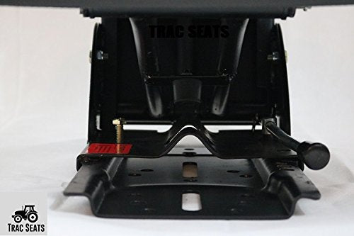 BLACK TRIBACK STYLE SUSPENSION TRACTOR SEAT FITS FORD/NEW HOLLAND 3900 3930 3910 5000 5100 5600 5610 5900 5910 TRAC BRAND (SAME DAY SHIPPING - Delivers in 1-4 Business days)