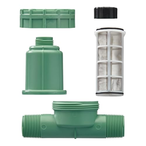 Orbit 67798 30 PSI Drip Irrigation Pressure Regulator Filter 1" MPT 3-in-1 System with Drip-Lock Adapter