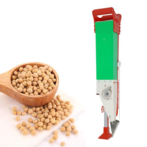Manual Seeder Adjustable Handheld Seeding Machine Hand Planter Precision Sower Seed Dispenser Small Seed Distributing Tool for Peanut Corn Bean, Garden Seeder Row Planter