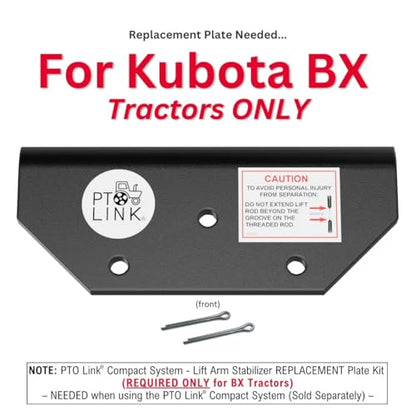 Compact System - Lift Arm Stabilizer Replacement Plate Kit (Required for BX Tractors Only) - style: Lift Arm Stabilzer Replacement Plate Kit (Required for BX Tractors Only)