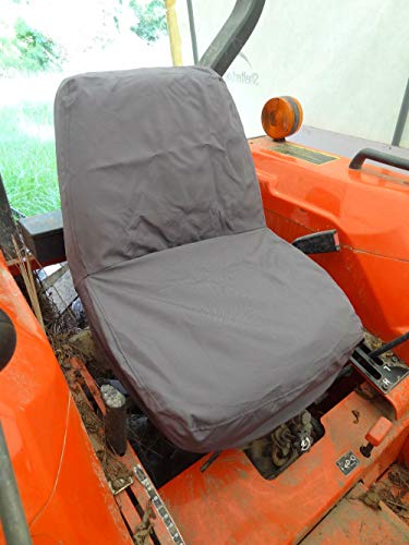 Durafit Seat Covers, for Kubota B2320,B2620,B2920,B3200,B7410,B7510,B7610,B7800,BX1850,BX2350,BX24,BX25,M5640,L2501,L3240,L3940,L4240,L5040,L5240,L5740,BX2370,BX1880 Series Tractors Gray Endura - color: C8 Gray Endura