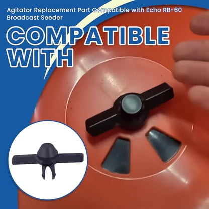 1Pc Agitator Replacement Part,Plastic,Non-Magnetic,Self-Locking