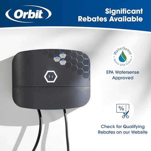 Orbit B-hyve XR Smart Sprinkler Timer - 16-Zone - WiFi-Enabled Indoor/Outdoor Irrigation Controller - App Control - Weatherproof Watering System - Multi Zone - Custom Programs - 57995 (Pack of 2) - size: 16-Zone (Pack of 2)