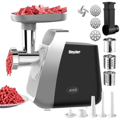 Electric Meat Grinder for Home,Sausage Stuffer and Kubbe Maker