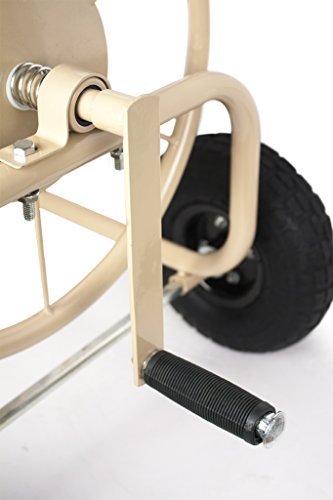 Liberty Garden 300-ft Hose Reel Cart + Flexzilla 100-ft Garden Hose